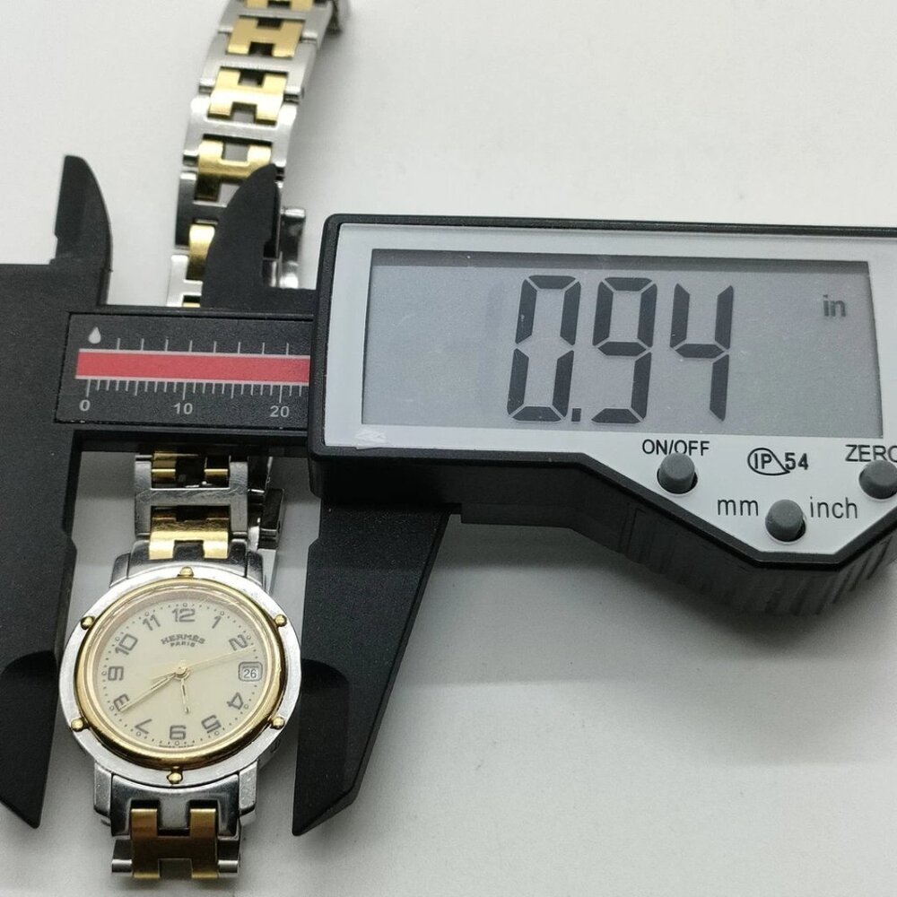 Hermes Watch 23mm Women's Yellows X gold 430-072425 - Picture 9 of 9